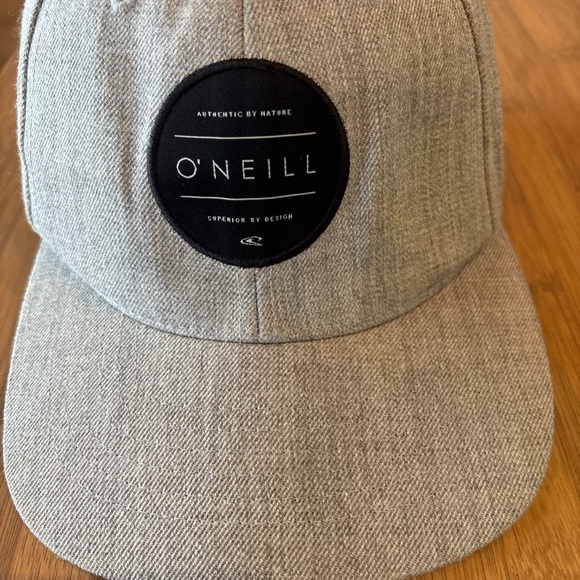 O’NEILL YUPOONG CAP UNISEX AUTHENTIC BY NATURE SUPERIOR BY DESIGN GREY ADJUSTAB - Picture 3 of 9